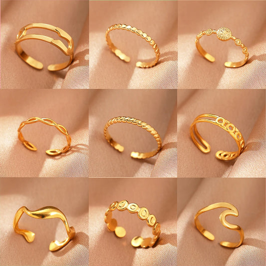 Stainless Steel Rings For Women Jewelry